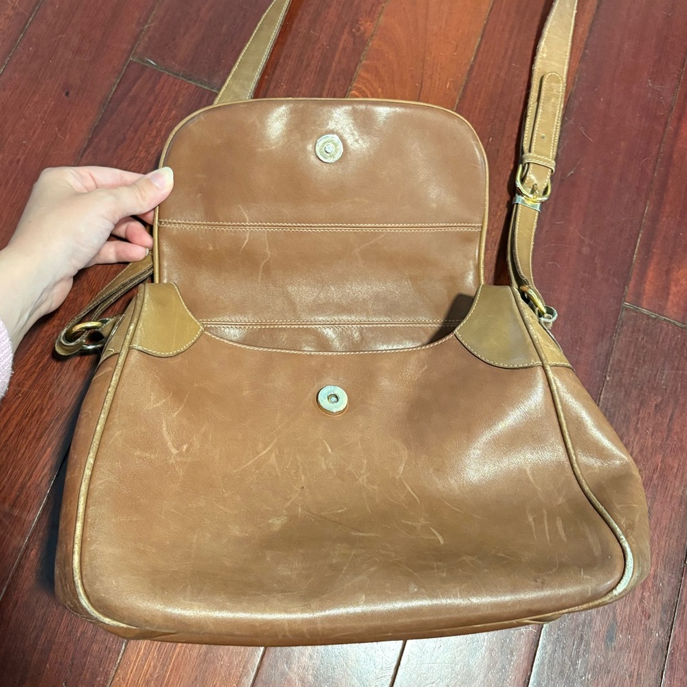 Vintage Gucci Brown Leather Shoulder Bag - Picture 12 of 16